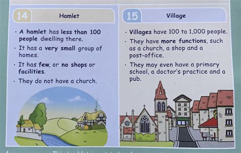 is a hamlet smaller than a village