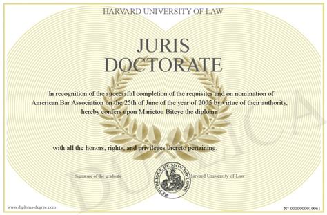 is a juris doctorate a doctoral degree