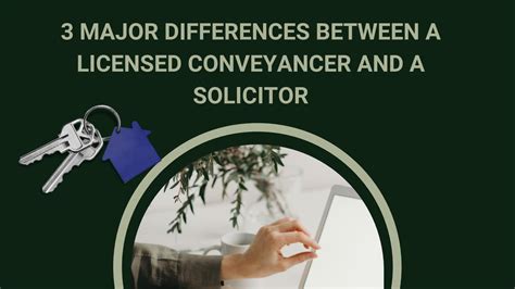is a licensed conveyancer a solicitor