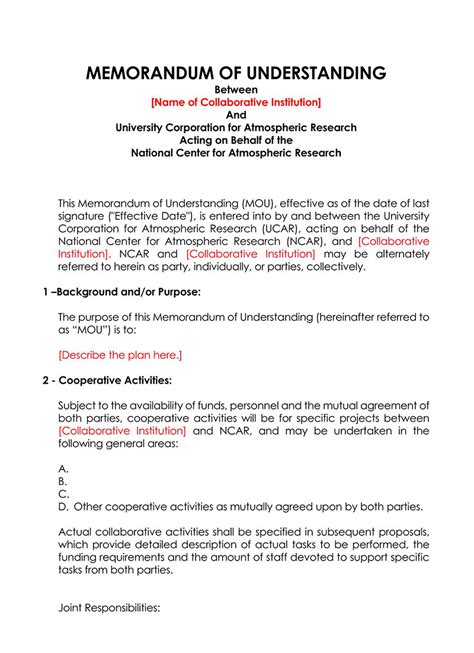 is a memorandum of understanding an enforceable contract