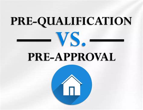 is a pre qualification the same as a pre approval