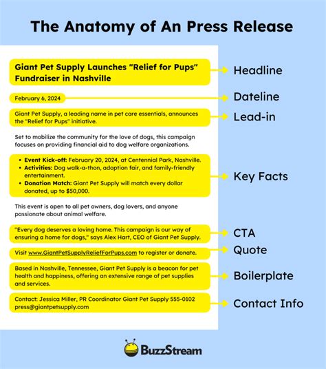 is a press release the same as an article