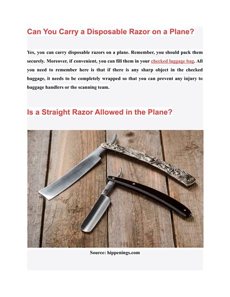 Is A Razor Allowed In Carry On