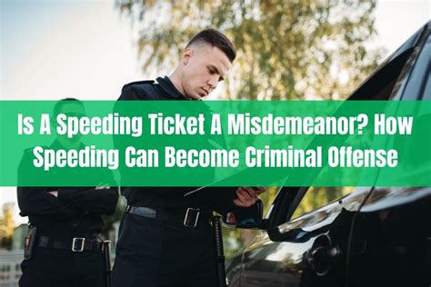 is a speeding ticket a criminal offense in ohio