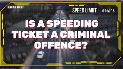 is a speeding ticket a criminal offense in ontario