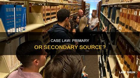 Is A Statute A Secondary Source Of Law
