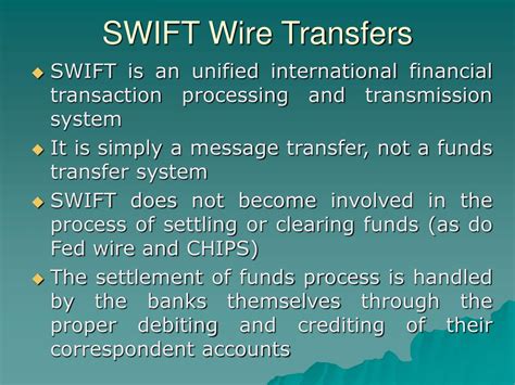 is a swift transfer a wire transfer