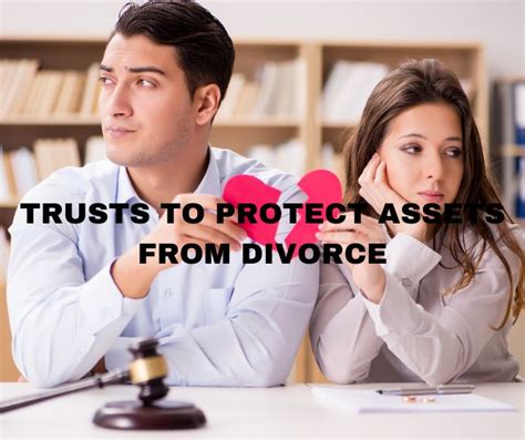 is a trust protected from divorce