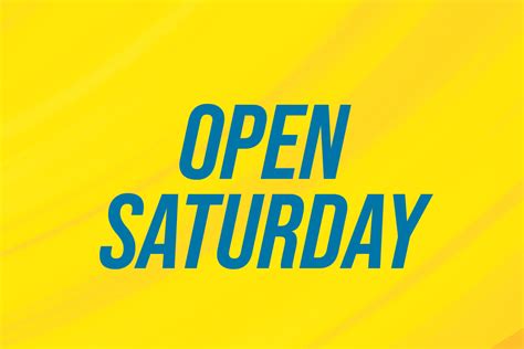 Is Aaron's Open On Saturday