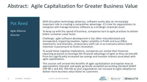 is agile capitalized