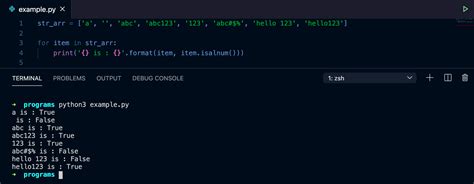 is alpha numeric in python
