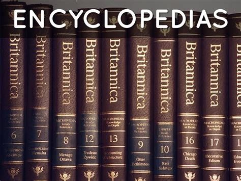 is an encyclopedia article a secondary source