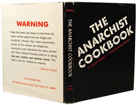 Is Anarchist Cookbook Illegal