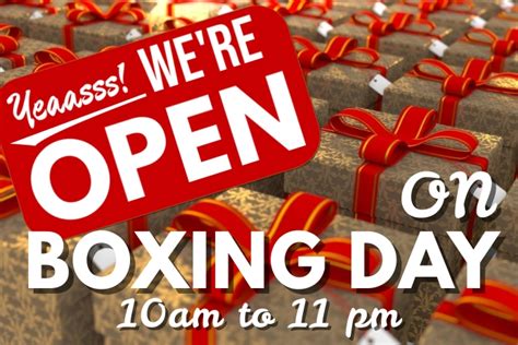 Is Anything Open Boxing Day