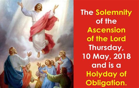 is ascension thursday a holy day 2022