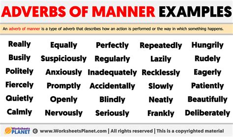 is before adverb of manner