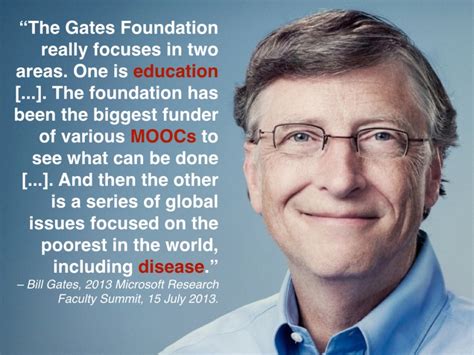 is bill gates educated on diseases