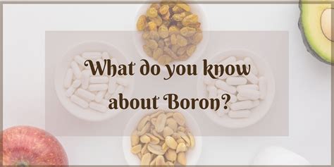 Is Boron Good