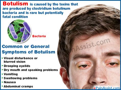 is botulism an infection