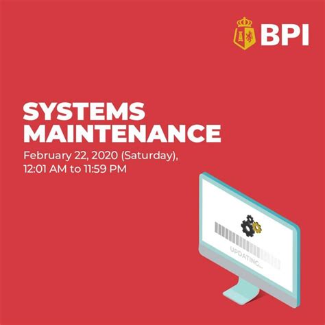 is bpi under maintenance today