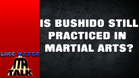 is bushido still practiced