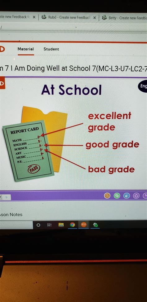 is c+ a bad grade in middle school