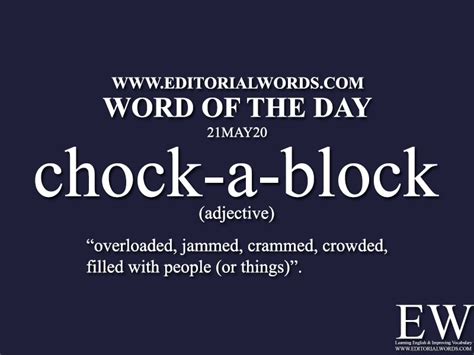 Is Chock-A-Block A Word
