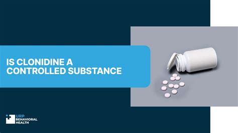 Is Clonidine Controlled