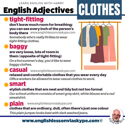Is Clothes An Adjective