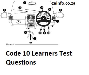 is code 10 and code 14 learners test the same