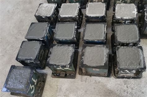 is code for concrete cube casting