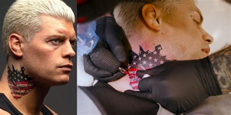 Cody Rhodes Explains Truth Behind Crazy Neck Tattoo YouTube