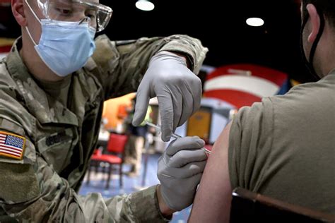 is covid vaccine required for military