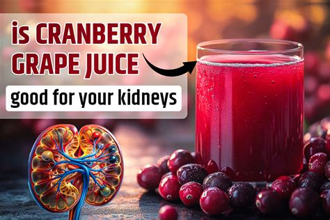 is cran grape juice good for your kidneys