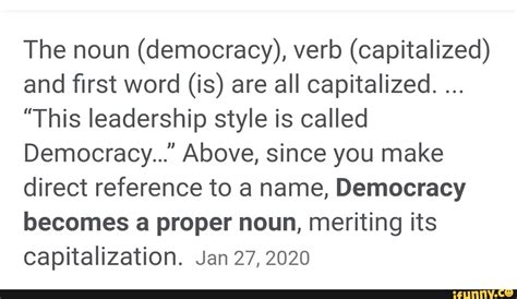 is democracy capitalized