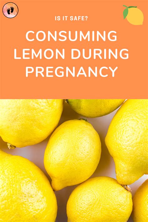is eating lemon bad when pregnant