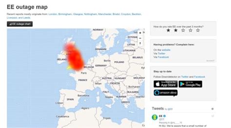 is ee having problems with their network