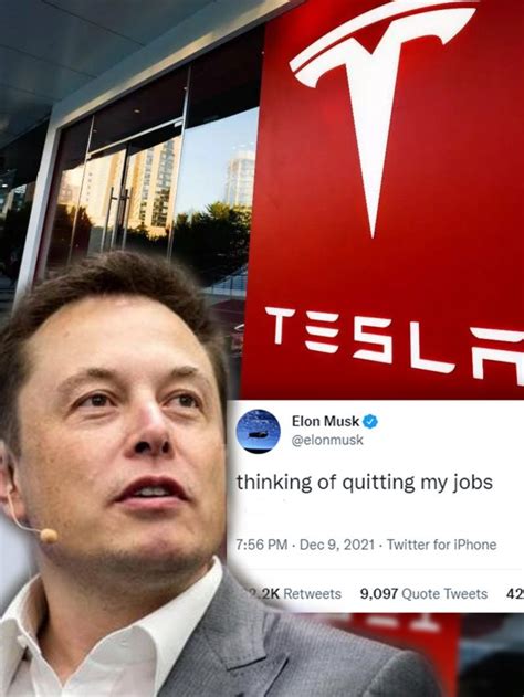 is elon musk going to leave tesla