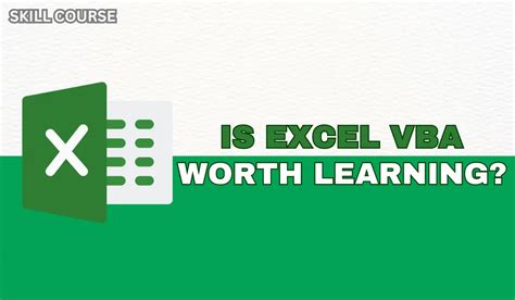 Is Excel Vba Still Worth Learning