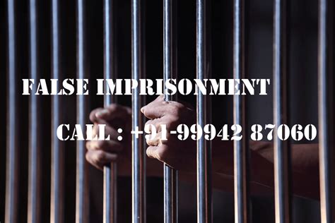 is false imprisonment a criminal offence