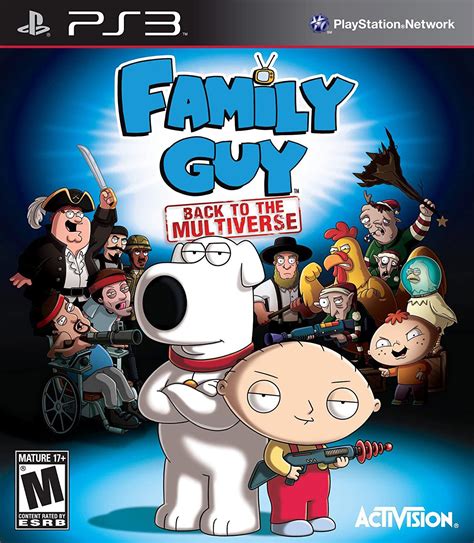 Family Guy Back to the Multiverse (2012) box cover art MobyGames