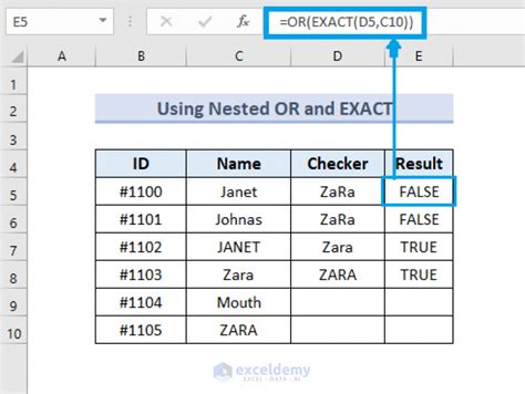 is find case sensitive excel