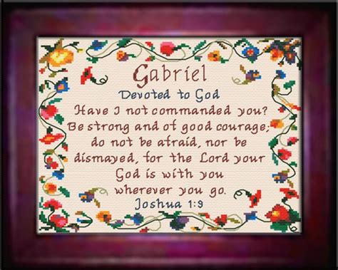 is gabriel a biblical name