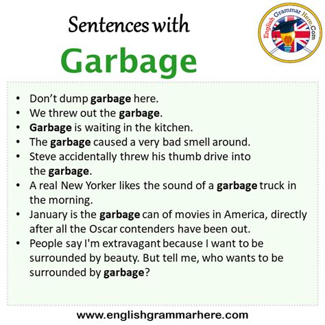 Is Garbage Bag An Adjective