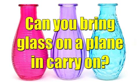 Is Glass Allowed Through Tsa