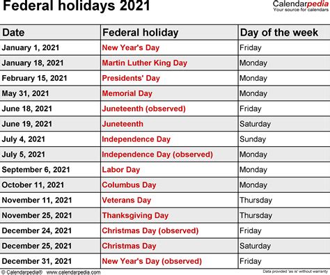 is good friday a federal holiday 2021