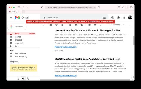 is google having issues with gmail