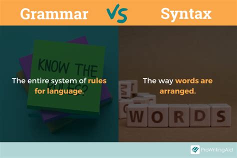 is grammar different from syntax