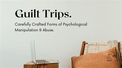 is guilt tripping a form of abuse