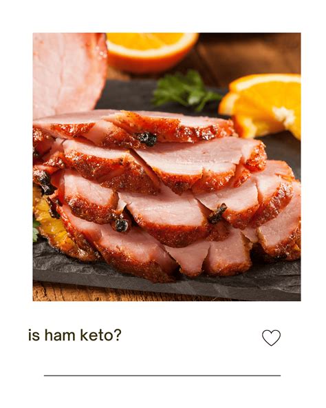 Is Ham Keto Friendly